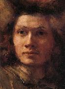 Rembrandt van rijn Details of  The polish rider oil on canvas